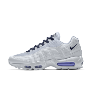 Chaussure personnalisable Nike Air Max 95 By You pour Femme - Blanc