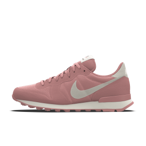 Chaussure personnalisable Nike Internationalist By You pour Femme - Rose