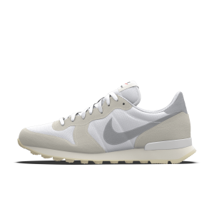 Chaussure personnalisable Nike Internationalist By You pour Homme - Blanc