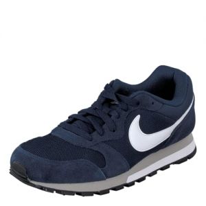 Nike Schuhe MD Runner 2 Midnight Navy-White-Wolf Grey (749794-410) 44 Blau