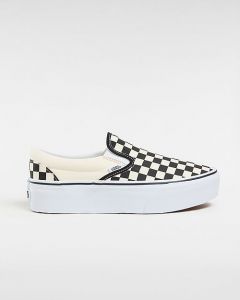 VANS Chaussures Classic Slip-on Stackform (checkerboard Black/classic White) Femme Noir, Taille 47