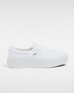 VANS Chaussures Classic Slip-on Stackform (true White) Femme Blanc, Taille 47