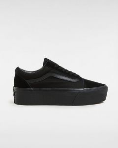 VANS Chaussures Old Skool Stackform (black/black) Femme Noir, Taille 47