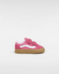 VANS Chaussures À Scratch Old Skool Bébé (1-4 Ans) (gum Pink) Toddler Rose, Taille 26.5