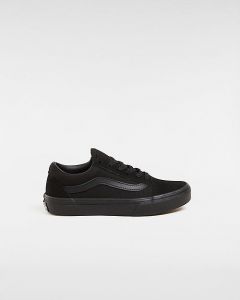 VANS Chaussures Junior Old Skool (4-8 Ans) (blk/blk) Enfant Noir, Taille 31