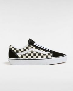 VANS Chaussures Primary Check Old Skool ((primary Check) Black/white) Unisex Noir, Taille 47