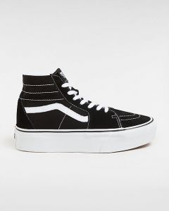 VANS Chaussures Sk8-hi Tapered Stackform (black/true Whit) Femme Noir, Taille 47