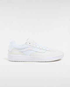 VANS Chaussures En Cuir Zahba (leather White/white) Unisex Blanc, Taille 47
